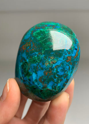 Rich Blue Chrysocolla with Green Malachite