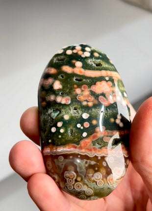 Pink Orbicular Ocean Jasper
