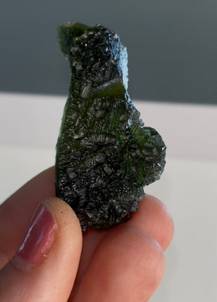 Green Moldavite from Czech Republic