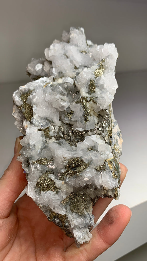 Pyrrhotite With Calcite - From Trepca Mine, Kosovo