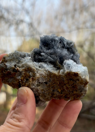 Blue Barite - From Cavnic mine, Romania