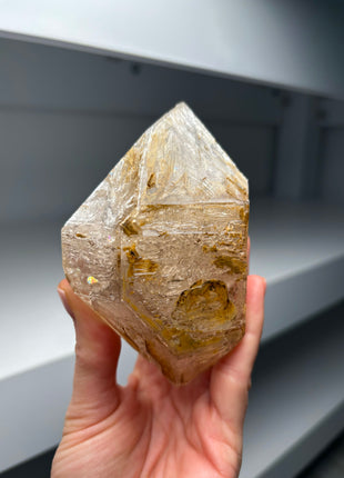 Huge DT Fenster Quartz with Clay Inclusions