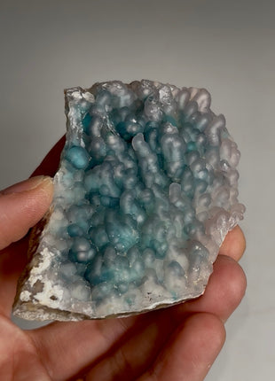 Blue Chrysocolla and Copper Included Chalcedony Collection # 776