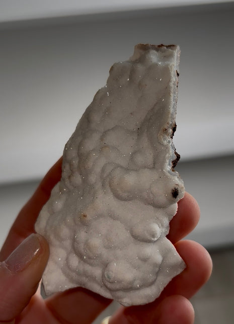 Sparkly Snow White Chalcedony