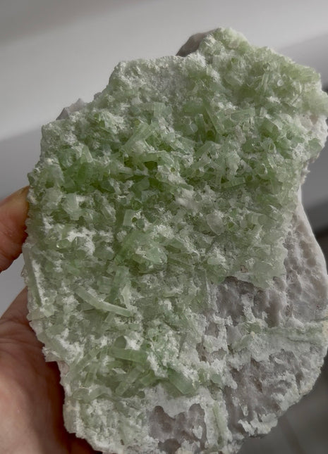 Green Tourmaline with Feldspar PM1399