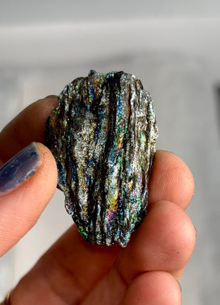 6 Pieces ! Rainbow Hematite Lot - 1992 find