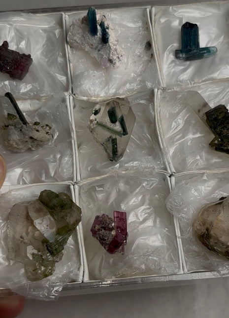 9 Pieces ! Mix Variety Color Tourmaline Lot