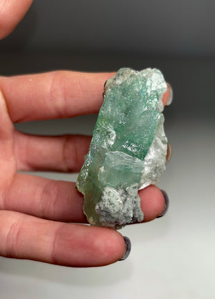 9 Pieces ! High Grade Green Apophyllite with Stilbite, Chalcedony