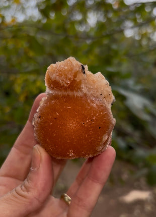 Bright Orange Thomsonite with Mesolite