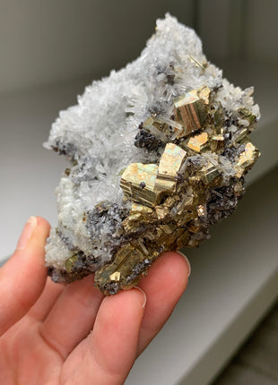 Very High Grade Pyrite with Quartz