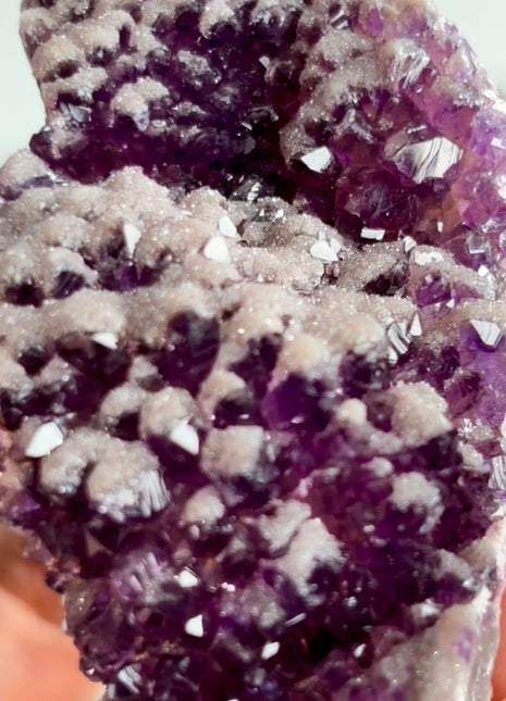 Rich Purple Amethyst with Quartz - From Alacam Mine