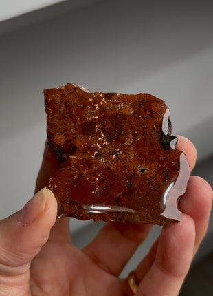 Wow ! Copper with Red Conglomerate Specimen - From Keweenaw Peninsula, Michigan