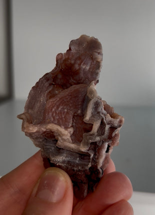 Unusual ! Amethyst after Chalcedony Specimen PM1195