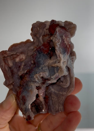 Unusual ! Amethyst after Chalcedony Specimen PM0973