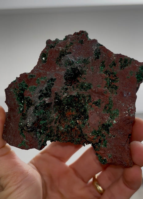 Rare ! Green Brochanthite Geode