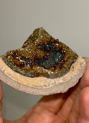 Spectropyrite Specimen from Volga River, Russia 🌈