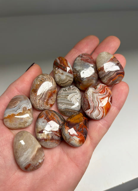 10 Pieces ! Crazy Lace Agate Lot