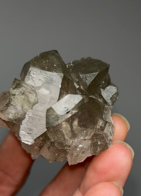Gwindel Smoky Quartz - From Mont Blanc, France