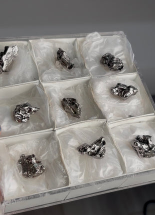 9 Pieces ! Campo del Cielo Meteorite Lot