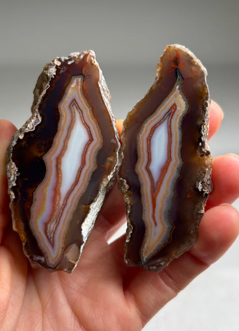Wow ! Cubuk Agate Pair