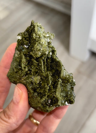 Very High Grade Forest Epidote with Quartz PM1245