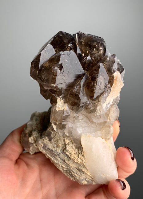 Elestial Smoky Quartz - From Namibia