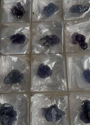 12 Pieces ! Blue Fluorite Lot
