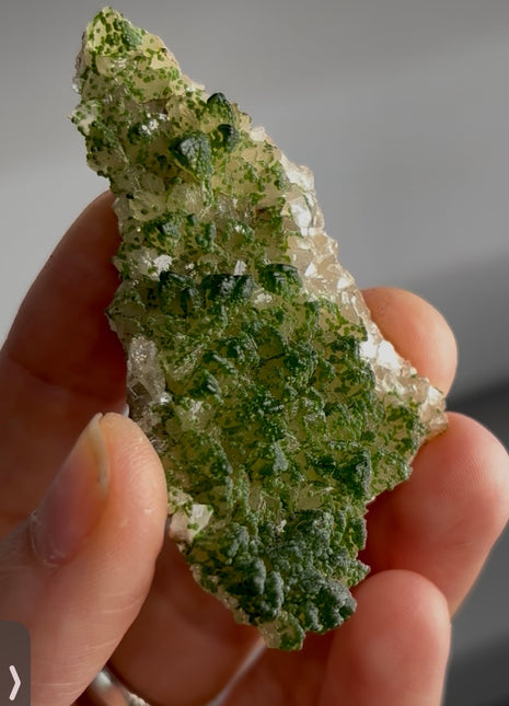 New ! Green Duftite with Calcite PM1661