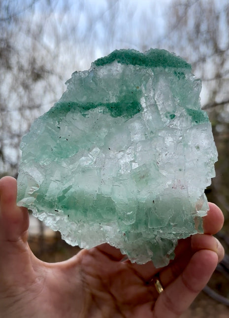 Icy Green Halite Specimen