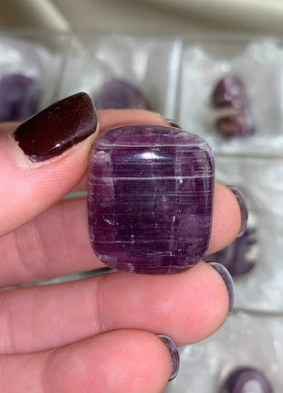 High Grade Flashy Lepidolite Lot - 12 Pieces !