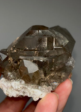 Gwindel Smoky Quartz - From Mont Blanc, France