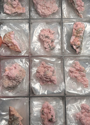 12 Pieces ! Pink Rhodocrosite with Quartz Lot