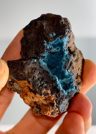 Velvety Blue Shattuckite Geode PM0977