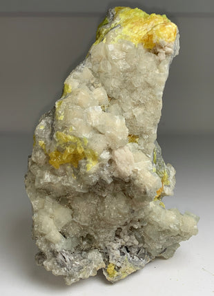 Aragonite with Sulphur - Giumentaro mine - Collection # 117