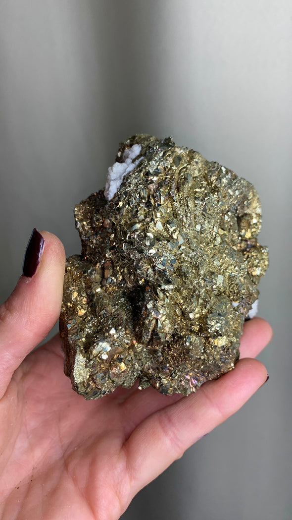 Pyrite Pseudomorph After Pyrrhotite with Sphalerite - From Trepca Mine, Kosovo