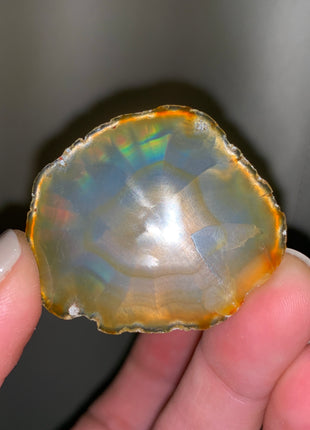 Rare Iris Agate with Rainbows