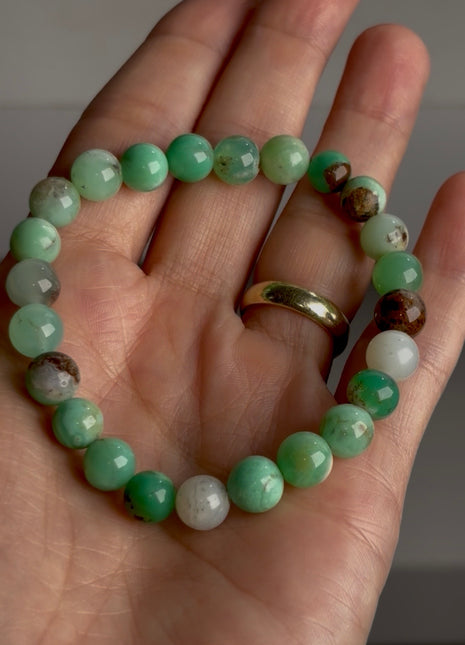 Green Chrysoprase Bracelet BR060