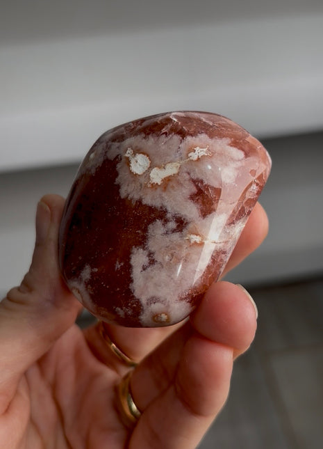 Wow ! Pink Amethyst with White Flowers