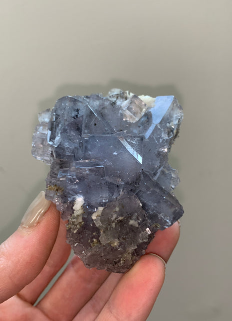 High Grade and Gemmy Blue Fluorite - From Emilio mine