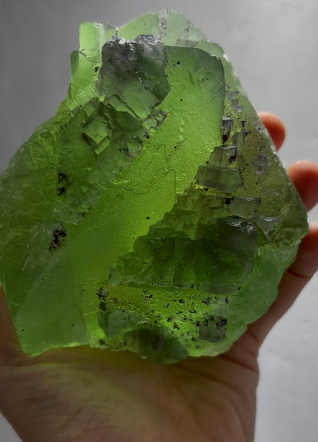 Green and Purple Fluorite Collection # 757