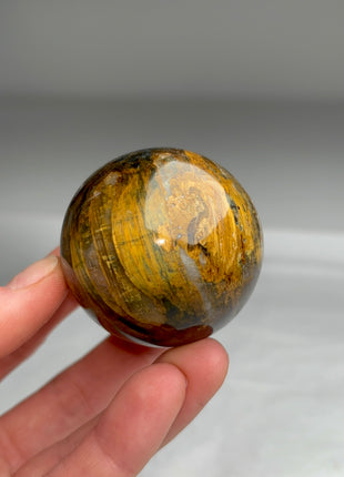 Neelite (Pietersite and Tiger Eye) Sphere