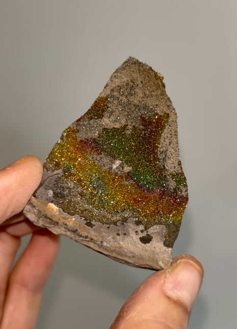 Spectropyrite Specimen from Volga River, Russia 🌈