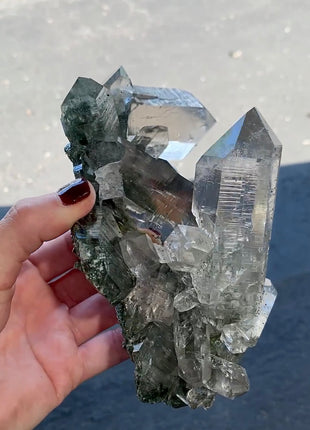 Stunning ! Green Chlorite Quartz - From Himachal Pradesh *