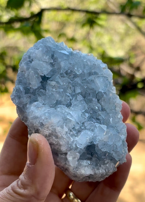 Blue Celestite from Madagascar