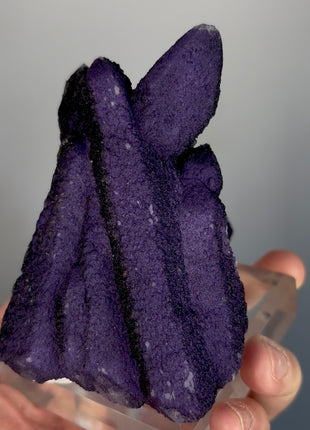 New ! Purple Fluorite Coated Quartz