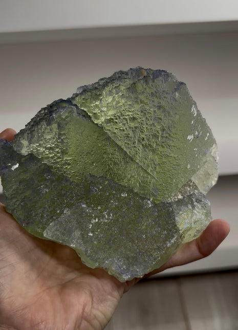 Green and Purple Fluorite PM0450