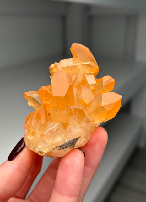 Tangerine Quartz from Diamantina, Brazil