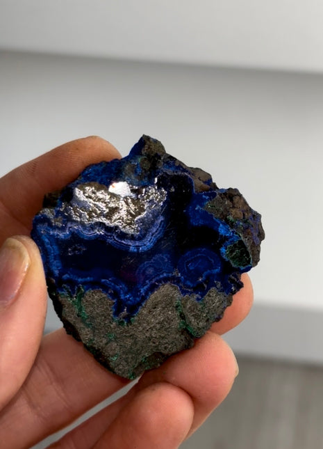 Amazing ! Blue Azurite from Siberia, Russia