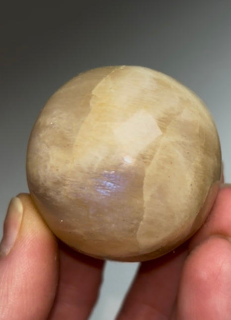 Flashy Rainbow Moonstone Sphere
