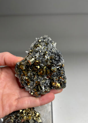 6 Pieces ! High Grade Pyrite with Needle Quartz Lot